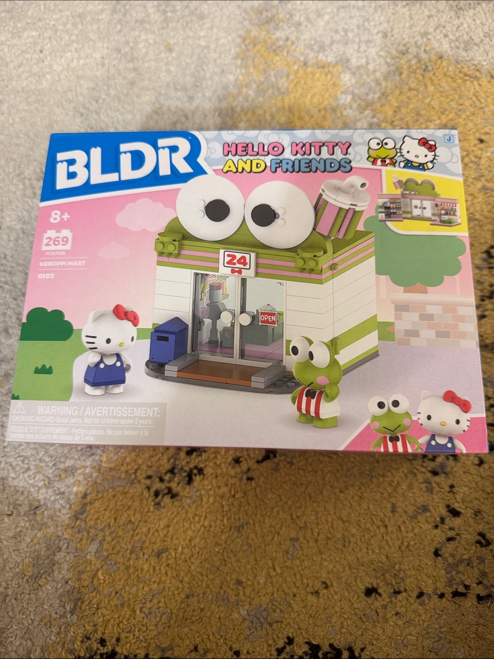 NEW BLDR Hello Kitty and Friends Keroppi Mart 0103 269pcs  Building Set